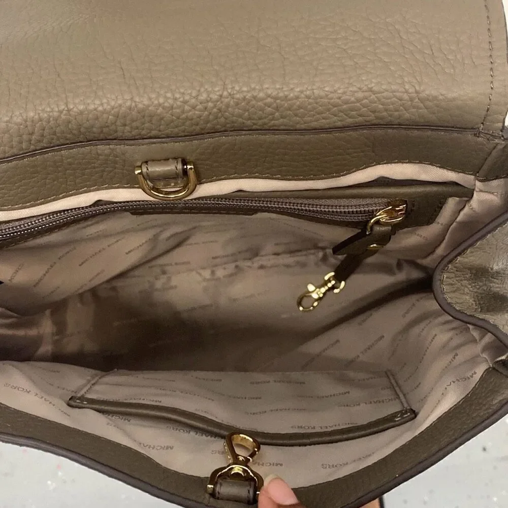 Michael Kors, Addison, pebble, leather backpack